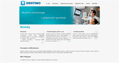 Desktop Screenshot of dentimo.cz
